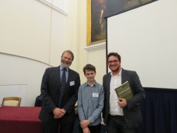 Me with Prof. David MacDonald and Dr Ben Garrod